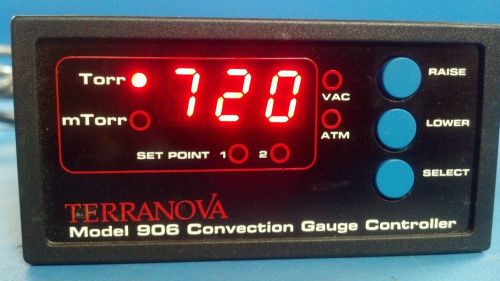 TERRANOVA 906A Convection Guage Controller With MKS 103170011 Pirani Sensor Tube
