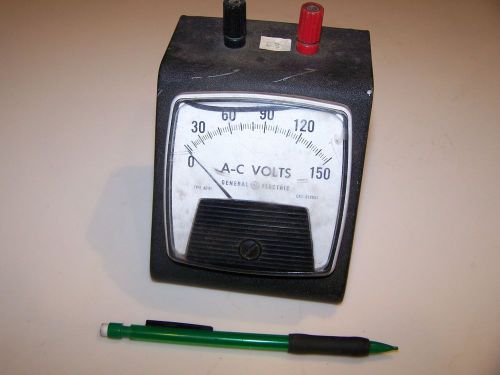 General Electric Voltmeter  AC Volts  0 to 150 volts  -7