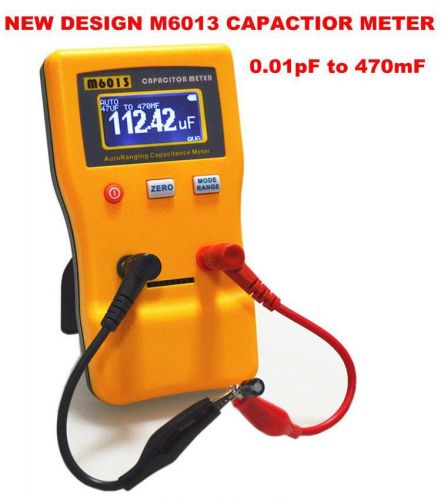 Jy6013 v2 autorange capacitor capacitance tester meter cap 0.01pf to 470mf for sale