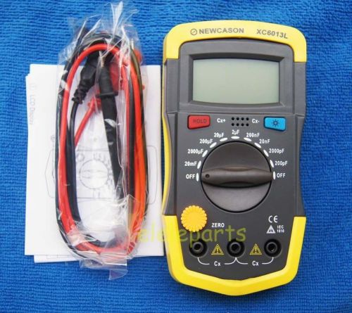 New Capacitor Capacitance Meter tester 6013 XC6013L tracking number