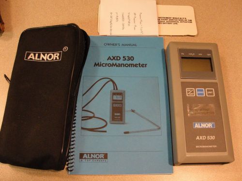 Alnor / TSI AXD 530 Manometer - Excellent condition with case and manual