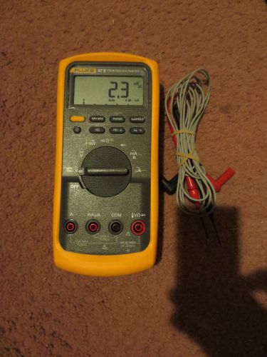 Fluke 87 v 5 True RMS Multimeter with Leads in great working order