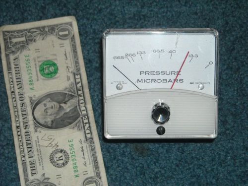 API # 302-L pressure meter in microbars