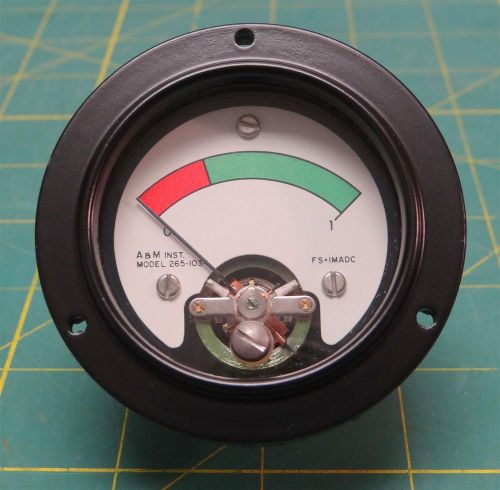 Panel ammeter p/n 5505302 - 0 to 1 milliamperes dc nsn 6625-01-225-0218 for sale