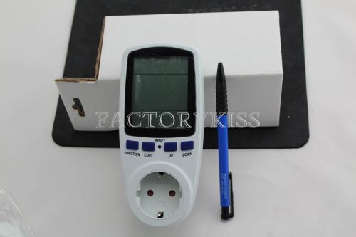 Electricity Monitor Analyzer Plug Energy Meter Watt Volt with Power Factor FKS
