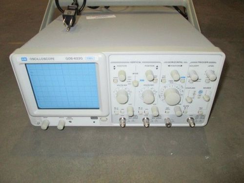 Instek GOS-622G 20 MHz Analog Oscilloscope, Dual Channel, 20 MHz, 1mV/DIV