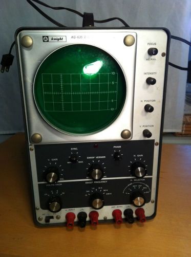 Knight Kit - KG635 - Oscilloscope - Parts Or Repair ! With Manual Book
