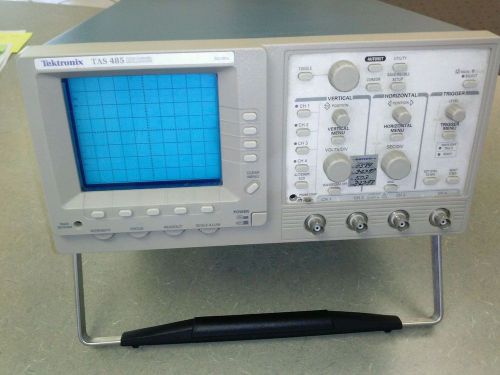 Tektronix tas485 tas 485 analog oscilloscope 200 mhz, 4-channel great condition! for sale