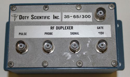 Doty scientific inc rf duplexer 35-35/300 + free expedited shipping!!! for sale