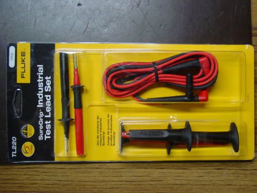 Fluke tl220 suregrip™ industrial test lead wire probe new!!! for sale