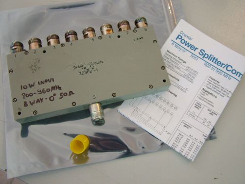 POWER SPLITTER / COMBINER 8 WAY 800MHz - 960MHz ZB8PD-1  * SALE *