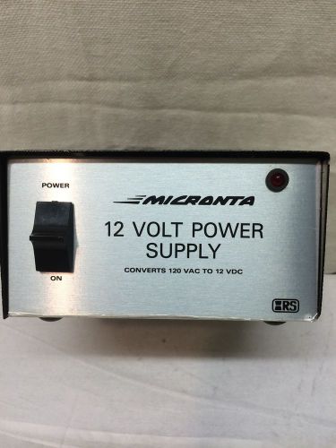 Micronta 12 volt power supply 22-127-d for sale