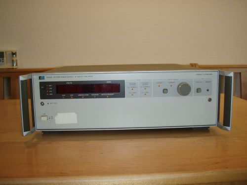 Functional HP AGILENT 6034A DC POWER SUPPLY 0-60VDC  0-10 AMPS