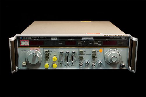 Hp agilent 8683b microwave signal generator 2-6.5ghz rf pulse 15dbm for sale