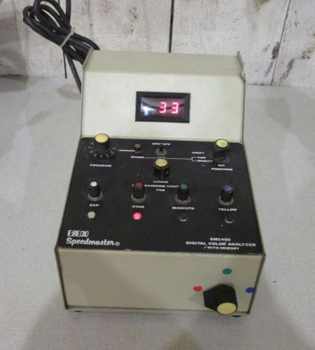 Tested* used eseco sm-1400 speedmaster digital color analyzer with memory (z1) for sale