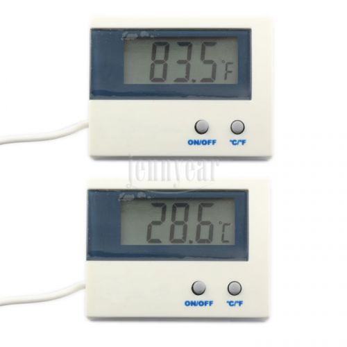 Digital Thermometer Celsius Fahrenheit LCD Display  °C/°F Switch Temp Meter House