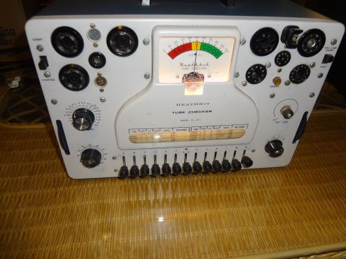 Nice HEATHKIT IT-3117 Tube Checker Tester RARE and Working Vintage Tubes