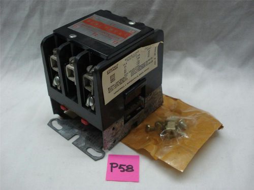 Honeywell 3-pole contactor,  120 volt,  50/60 hz,  30 amp,  r4212g-1323,  nib for sale