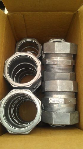 Neer  2&#034; EMT Compression Couplings,  Lot of 10,  TC-616