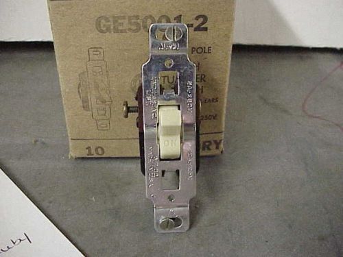 CASE 100, GE5001-2 10 AMP 120V 1-POLE TUMBLER SWITCHES