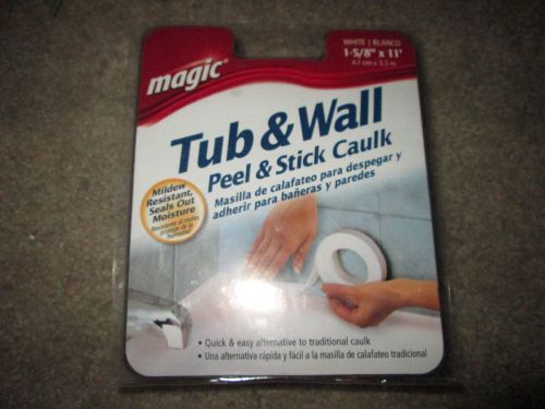 MAGIC TUB &amp; WALL PEEL STICK CAULK