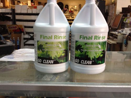 Final rinse go clean carpet cleaning rinse for sale