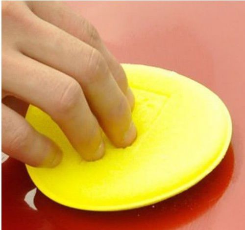 12 x waxing polish wax foam sponge applicator pads for clean cars vehicle glass for sale
