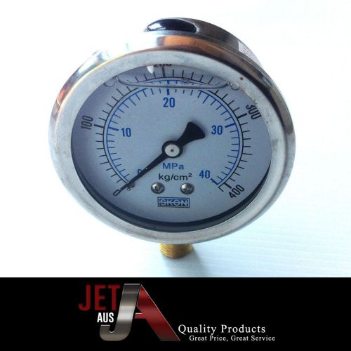 Pressure cleaner,drain jetter,gauge,40 mpa,5800psi,oil filled,60 mm dial