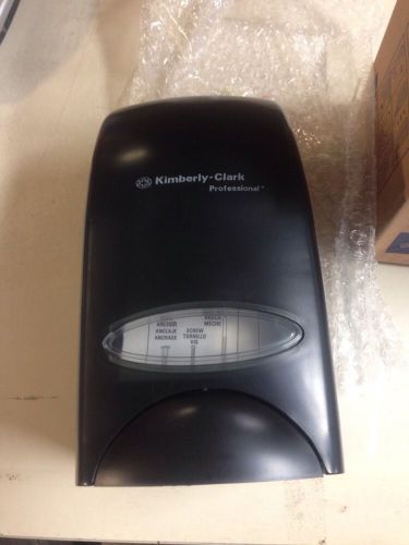 Kimberly clark 92145 skin care cassette dispenser, 1000ml, black for sale