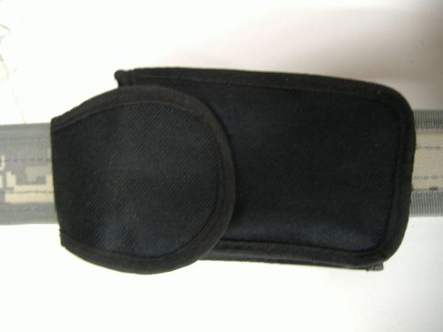 Black nylon radio shoulder strap pouch.....gps/cell phone/radio/walkie/ect. for sale