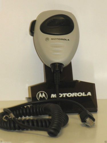 Motorola White Palm Microphone HMN4069 For MCS2000 Used