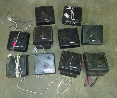 Lot of 10 midland lmr mobile radio external cb speaker 70-2353 70-2355 21-406 for sale
