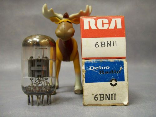 6BN11 Vacuum Tubes  Lot of 2  Delco / RCA
