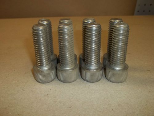 Stainless steel socket head cap screw 5/8-11 x 1.750 long   8 pieces  new for sale
