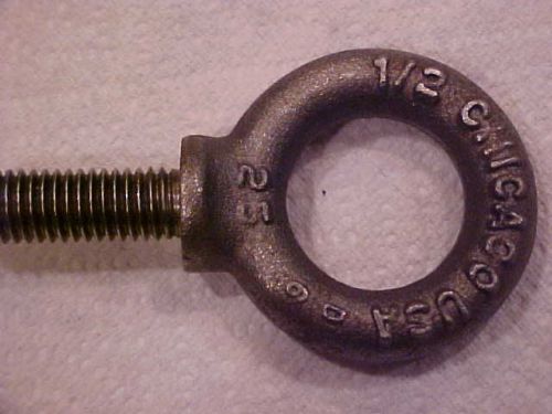 1/2&#034; chicago  eye bolt 1-1/2  inch of theards for sale