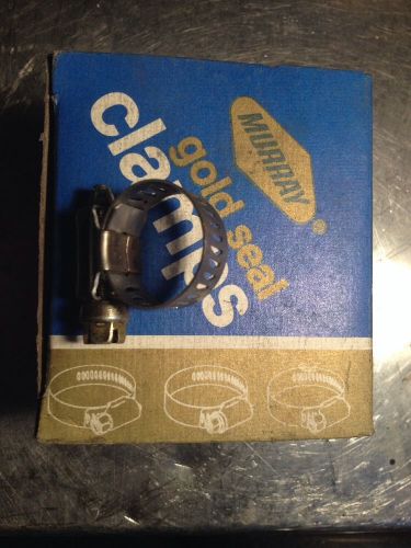 Murray Gold Seal Hose Clamps H-6 7/16 To 25/32 Nos Box of 10 NEW