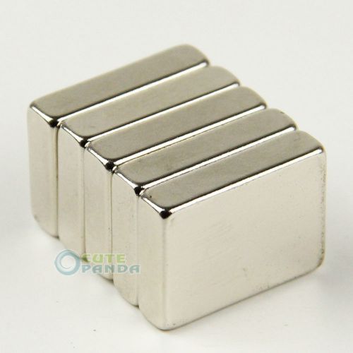 10pcs Super Strong Block Cuboid Magnets 20  x 15 x 5 mm Toy Rare Earth Neodymium