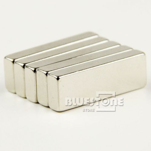 5pcs Super Strong Cuboid Block Magnet 30 x 10 x 5 mm Rare Earth Neodymium N35