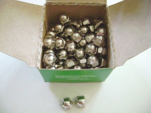 73 qty new 1/4&#034;-20 steel acorn nuts for sale