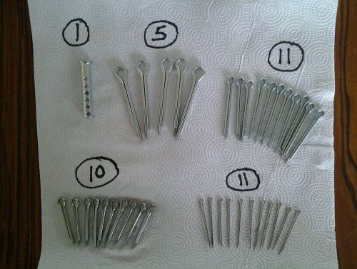 HUYETT 38-PC. COTTER PINS ASSORTMENT...NEW OTHER...5 SIZES...MADE IN U.S.A.