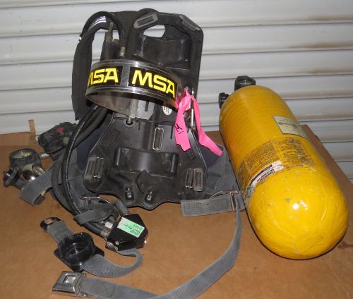 Msa  mmr air pack harness -tank- dragonfly alarm - readout- a thru a8 for sale