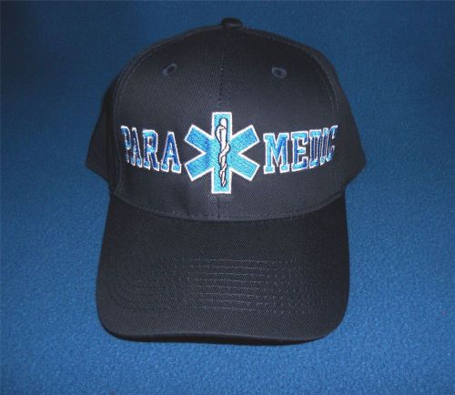 EMT / EMS Paramedic Cap Hat Low profile Star of Life Navy Blue