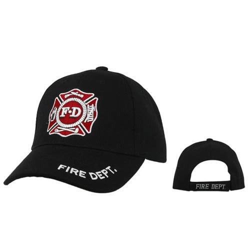 Fire department low profile cap /black for sale