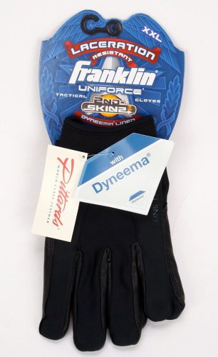 Franklin uniforce laceration resistant 2nd skins ii  dyneema tactical gloves xxl for sale
