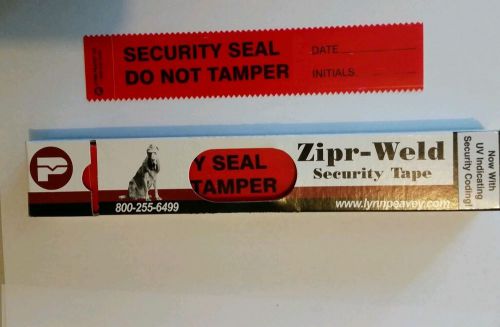 Security evidence tape strips red tampering 100/box for sale