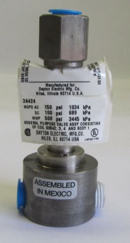Dayton Electric 3A424 SS Stainless General Purpose Solenoid Valve Body