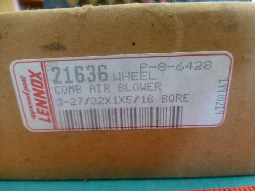 Lennox 21636 p-8-6428 wheel comb air blower 26 blade for sale