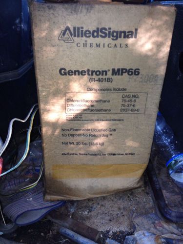 30 Pound Can Of R-401B Genetron MP66 Alliedsignal Refrigerant