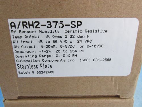 A/RH2-375-SP RH Sensor Humidity Stainless Plate