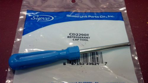 R12, r22, locking refrigerant cap installation &amp; removal tool, part# cd2290t for sale